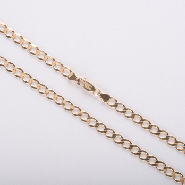 Curb Chain/Bracelet 5.6mm - 9ct Gold