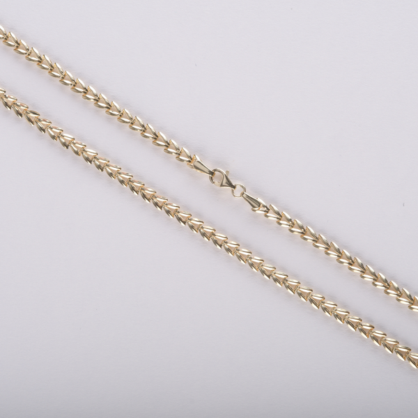 Hollow Fancy Curb Chain - 9ct Gold