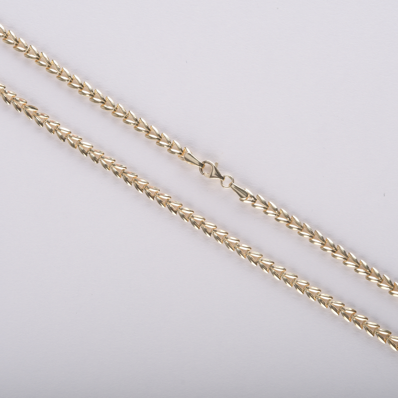 Hollow Fancy Curb Chain - 9ct Gold