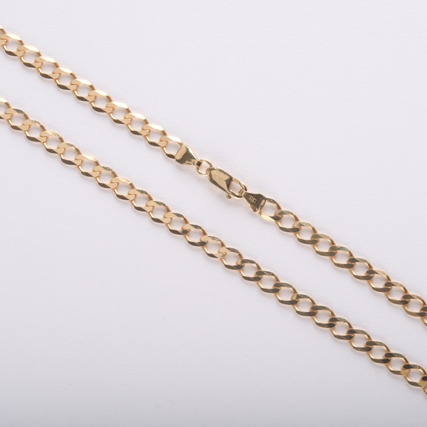 Curb Chain 5.2mm - 9ct Gold