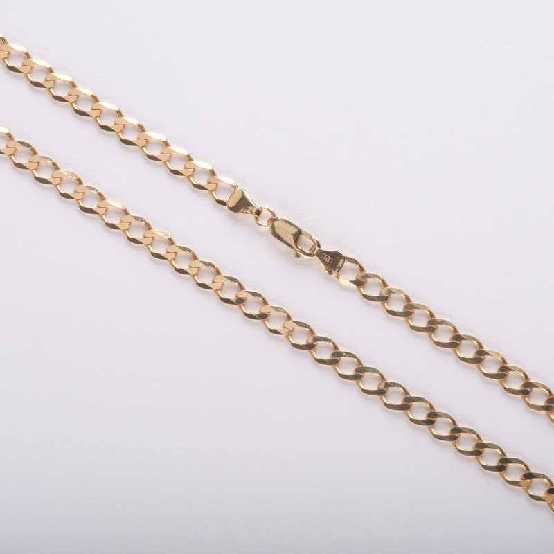 Curb Chain 5.2mm - 9ct Gold