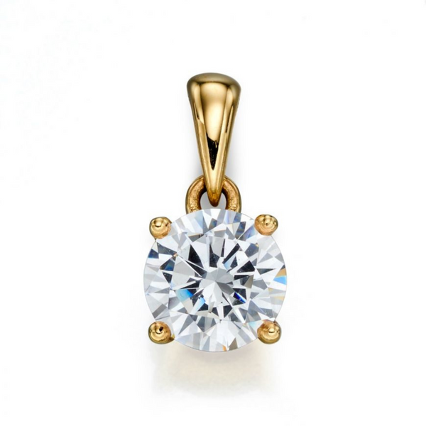 April Birthstone Pendant - 9ct Gold