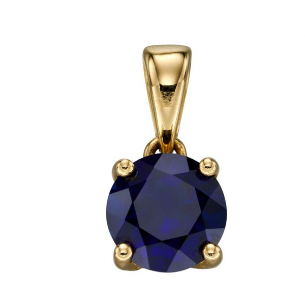 September Birthstone Pendant - 9ct Gold